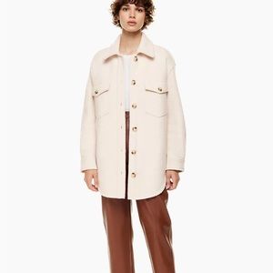 Aritzia Merino Wool BNWT The Ganna Shirt Jacket NWT